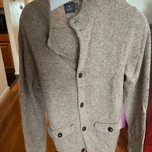 Hawkings McGill Mens size Medium Sweater Oatmeal color - Picture 2 of 3